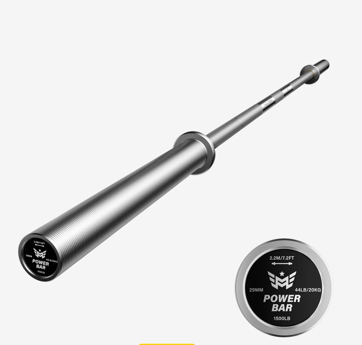 Major Fitness Heritage Series Power Bar 7.2ft 1500lb